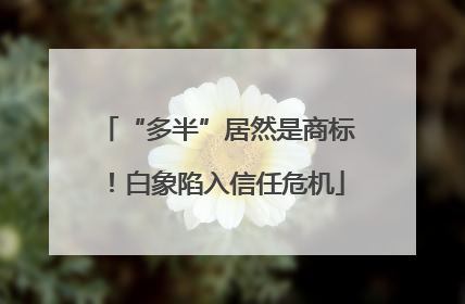 “多半”居然是商标！白象陷入信任危机