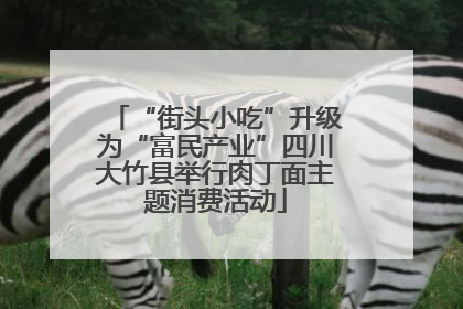 “街头小吃”升级为“富民产业”四川大竹县举行肉丁面主题消费活动