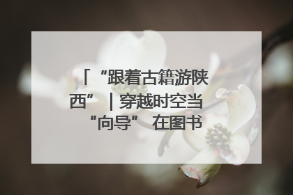 “跟着古籍游陕西”｜穿越时空当“向导” 在图书馆外“活”起来