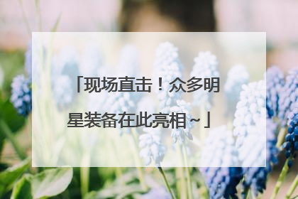 现场直击！众多明星装备在此亮相～