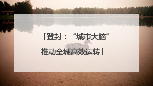 登封：“城市大脑”推动全城高效运转