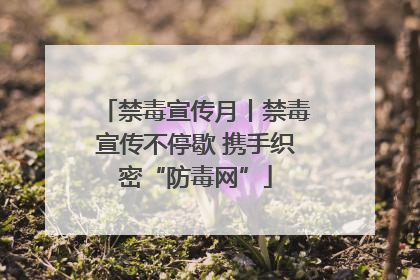 禁毒宣传月丨禁毒宣传不停歇 携手织密“防毒网”