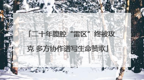 二十年腹腔“雷区”终被攻克 多方协作谱写生命赞歌