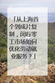 从上海首个到成片复制，闵行零工市场如何优化劳动就业服务？