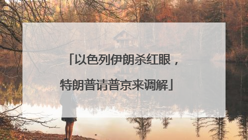 以色列伊朗杀红眼，特朗普请普京来调解