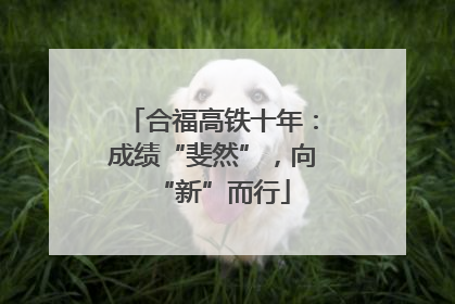 合福高铁十年：成绩“斐然”，向“新”而行