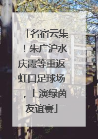 名宿云集！朱广沪水庆霞等重返虹口足球场，上演绿茵友谊赛