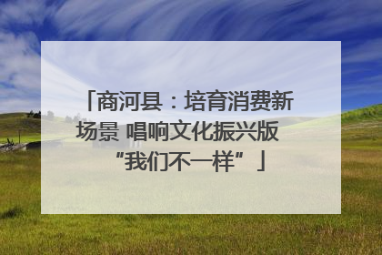 商河县：培育消费新场景 唱响文化振兴版“我们不一样”