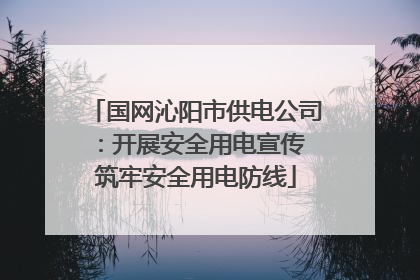 国网沁阳市供电公司：开展安全用电宣传 筑牢安全用电防线