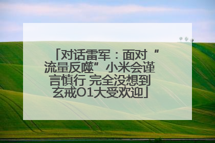 对话雷军：面对“流量反噬”小米会谨言慎行 完全没想到玄戒O1大受欢迎