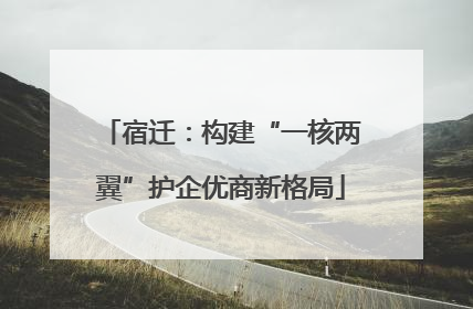宿迁：构建“一核两翼”护企优商新格局