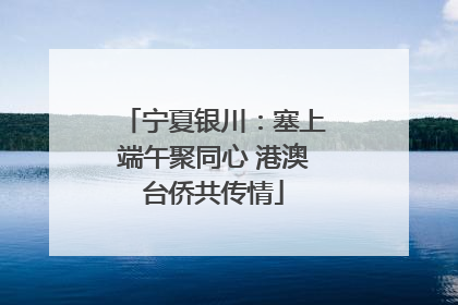 宁夏银川：塞上端午聚同心 港澳台侨共传情