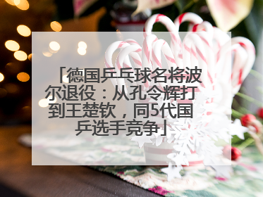 德国乒乓球名将波尔退役：从孔令辉打到王楚钦，同5代国乒选手竞争