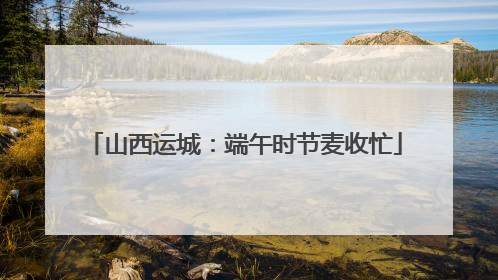 山西运城：端午时节麦收忙