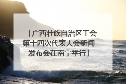 广西壮族自治区工会第十四次代表大会新闻发布会在南宁举行