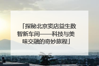 探秘北京窦店益生数智新车间——科技与美味交融的奇妙旅程