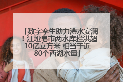 数字孪生助力澧水安澜！江垭皂市两水库拦洪超10亿立方米 相当于近80个西湖水量