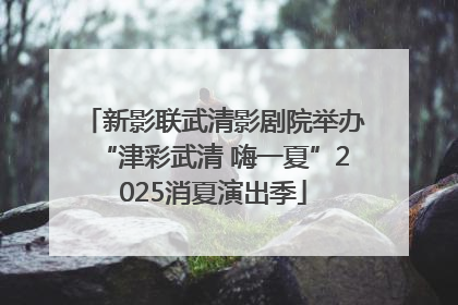 新影联武清影剧院举办“津彩武清 嗨一夏”2025消夏演出季