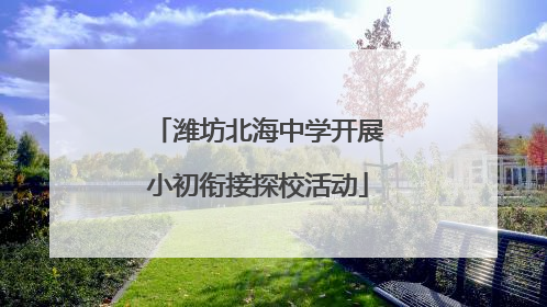 潍坊北海中学开展小初衔接探校活动