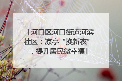 河口区河口街道河滨社区：凉亭“换新衣”，提升居民微幸福