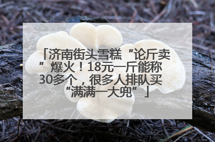 济南街头雪糕“论斤卖”爆火！18元一斤能称30多个，很多人排队买“满满一大兜”