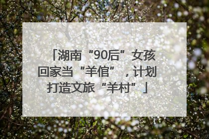 湖南“90后”女孩回家当“羊倌”，计划打造文旅“羊村”