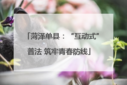 菏泽单县：“互动式”普法 筑牢青春防线