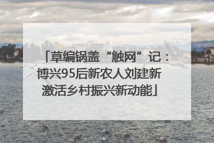 草编锅盖“触网”记：博兴95后新农人刘建新激活乡村振兴新动能