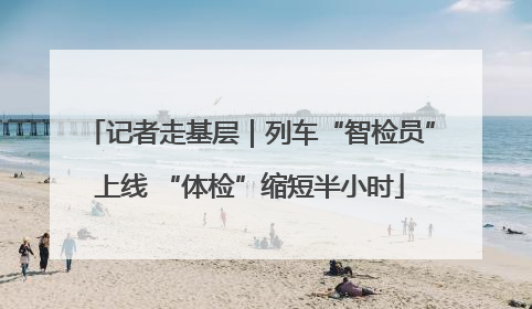 记者走基层｜列车“智检员”上线 “体检”缩短半小时