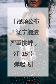 视频公布！辽宁舰遭严重挑衅，歼-15挂弹起飞