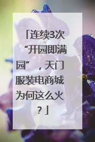 连续3次“开园即满园”，天门服装电商城为何这么火？