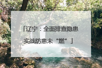 辽宁：全面排查隐患 实战防患未“燃”