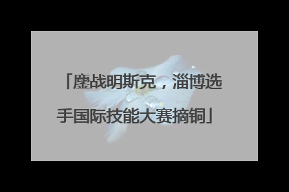 鏖战明斯克，淄博选手国际技能大赛摘铜