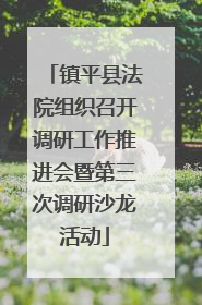 镇平县法院组织召开调研工作推进会暨第三次调研沙龙活动