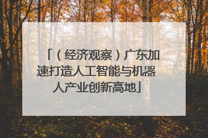 （经济观察）广东加速打造人工智能与机器人产业创新高地