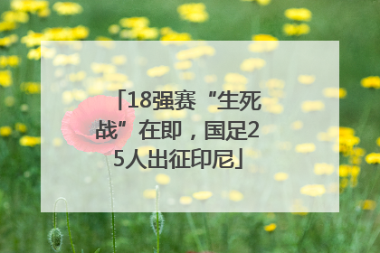 18强赛“生死战”在即，国足25人出征印尼