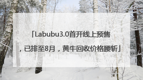 Labubu3.0首开线上预售，已排至8月，黄牛回收价格腰斩